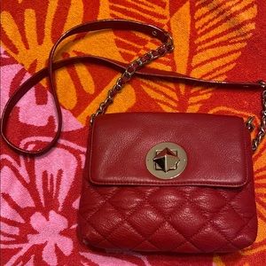 Kate spade red crossbody